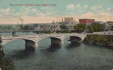 Postcard Second Avenue Bridge Cedar Rapids Iowa IA  picture
