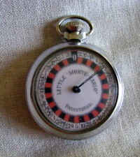 VINTAGE LITTLE MONTE CARLO ROULETTE MECHANICAL GAMBLING DEVICE / WATCH FOB picture