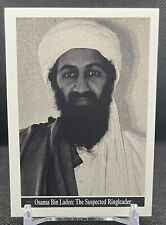 2001 Topps Enduring Freedom Osama Bin Laden The Suspected Ringleader RC #19 picture