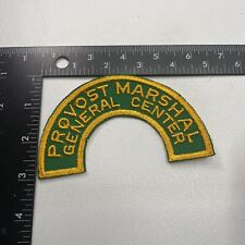 Vtg US ARMY PROVOST MARSHALL GENERAL CENTER Military Patch 27J8 picture