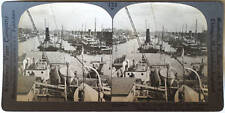 Keystone Stereoview the Docks, Buenos Aires, Argentina from 1930’s T400 Set #T53 picture