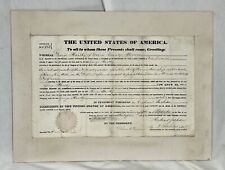 1835 Andrew Jackson Signed Land Document  -92483 picture
