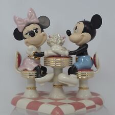 Disney Mickey's Soda Shop Sweetheart Lenox Figurine Minnie Mouse w/ Box EUC picture