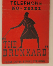 The Drunkard Theatre Mart Hollywood CA Vintage Matchbook Cover picture