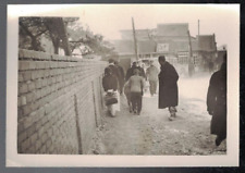 1950'S KOREAN WAR SOLDIERS PERSONAL PHOTO VILLAGE PEOPLE IN THE STREET picture