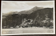 Postcard Coast of South America at La Guayra Vintage picture