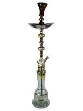 KHALIL MAMOON FANOOS LEVEL 2 HOOKAH LARGE SIZE GOLD picture