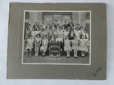 VINTAGE 1934 MORRISON SCHOOL PHILADELPHIA PA CLASS GROUP PHOTO AUTOGRAPHS picture