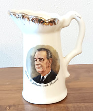 President Lyndon B. Johnson Collectible Ceramic Creamer/Small Pitcher picture