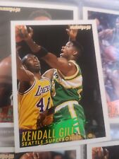 1994 1995 Seattle Supersonics #215 Kendall Gill NBA Fleer Basketball Card picture