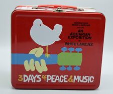 Retro Woodstock 1969 Red lunch tin Live Nation Merch 2012 picture