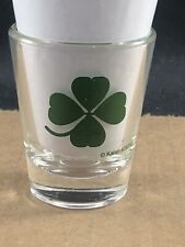 Lucky Four Leafed Clover shot glass, COMBINED SHIP $1 PER MULTIPLE picture