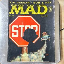 Mad Magazine #47  Famous Stop Sign Cover June 1959 picture