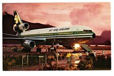 Airline postcard - Air New Zealand, DC-10, posted in the 1980s picture