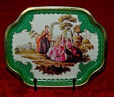 VINTAGE Miniature Metal Elite TRAY Victorian Versailles Made in England 1970's picture