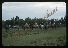 Argentina Horses Men Ponchos 35mm Slide 1950s Red Border Kodachrome picture