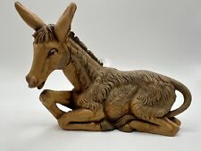 Fontanini Depose Italy Resting Donkey Nativity Piece Figurine 1983 picture