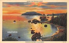 Postcard Sunset Along The Trinidad Coast Redwood Highway California picture