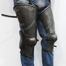 German Steel Leg Guard Medieval Thigh Armour picture