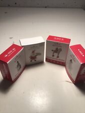 Lot Of Four Hallmark Ornaments. 2011,2015,2016,2017. 7 picture