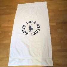 Vintage Polo Ralph Lauren Circle Logo Beach Towel Oversized 70