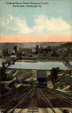 Pittsburgh Pennsylvania PA Birdseye View Incline Railroad c1910s Postcard picture