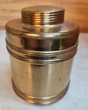 Vintage Rumidor Brass Pipe Tobacco Humidor picture