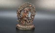 Protector Lord Vajrapani Brass Statue Wrathful Deity God sculpture Home Altar NP picture