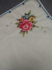 Set Of 6 Vintage Embroidered Cotton Napkins picture