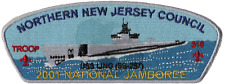 2001 Jamboree Northern New Jersey Council NJ JSP Grey Bdr (AR805) picture