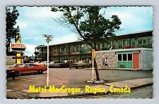 Regina Saskatchewan-Canada, Motel MacGregor, Advertising Vintage Postcard picture