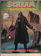 Scream #8 VF (1974) Skywald Magazine. Edgar Allan Poe, Buckler. Horror, Monster picture