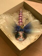 Kurt Adler Polonaise Pink Dragonfly Ornament Crafted By Komozja picture