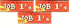 3x JOB 1 1/4 Rolling Papers Orange Slow Burning  *Discounts*  picture