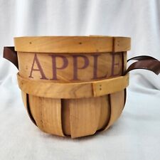 Apple Basket Wooden  6.5