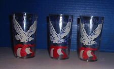 3 Pre owned Vintage God Bless America Glasses picture