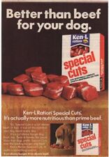 Ken L Ration Special Cuts More Nutritious Than Prime Beef 1978 Vintage Ad  picture