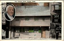 1920 Boston Massachusetts Paul Revere's Home Antique Postcard White Border  picture