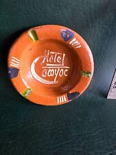 vintage small handpainted ashtray from Mexico picture