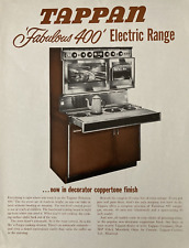 TAPPAN Fabulous 400 Electric Range Coppertone 1960s  - Vintage 1 Page Print AD picture
