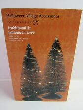 Dept 56 Halloween Village Accessories Traditional Lit Halloween Trees 6007718  picture