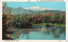 Colorado Springs CO Colorado, Pike's Peak Monument Valley, Vintage Postcard picture