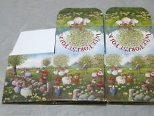 Wee Forest Folk WFF Set of 2 Green Boxes Only Flat Petersen Family picture