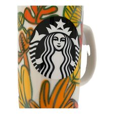 Starbucks 2016 Fall Leaves Ceramic Mug 16 oz. Grande Coffee Tea Microwave Safe picture