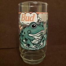 Vtg 1995 Budweiser King Of Beers Glass Frogs Anheuser-Busch Bud Weis Er picture