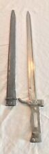 WWI French Army Mle 1892 Berthier Rifle Bayonet & Scabbard ( Lucite Grips ) picture