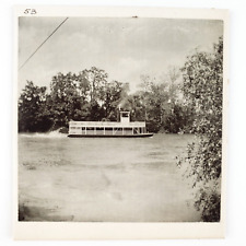 Indianapolis White River Steamer Photo c1898 Indiana Steamboat Paddle Boat B1704 picture