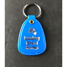 Broadway Federal Savings Keychain Blue And Gold Color Banking picture