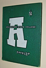 1951 ARLINGTON STATE COLLEGE REVEILLE YEARBOOK ( NOW KNOWN AS UTA) picture