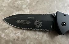 Masters of Defense Pointman “Patches” Seal Team 2, Trident Utility Folder Knife picture
